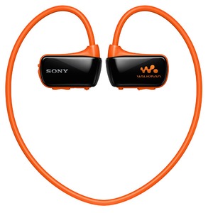 Наушники внутриканальные для спорта Sony NWZ-W274S 8Gb Orange