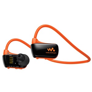 Наушники внутриканальные для спорта Sony NWZ-W274S 8Gb Orange