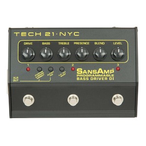 Педаль эффектов/примочка для бас гитары Tech 21 PBDR Programmable Bass Driver