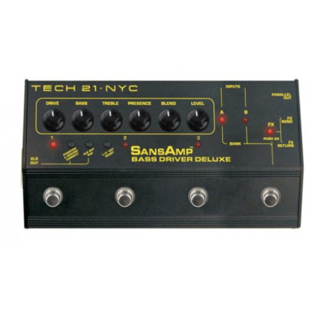Педаль эффектов/примочка для бас гитары Tech 21 BSDR-DLX T SansAmp Bass Driver DeLuxe