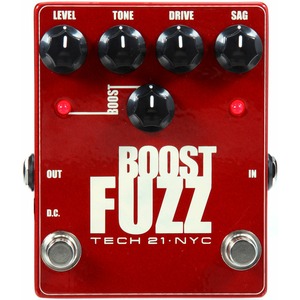 Гитарная педаль эффектов/ примочка Tech 21 Boost Fuzz Metallic