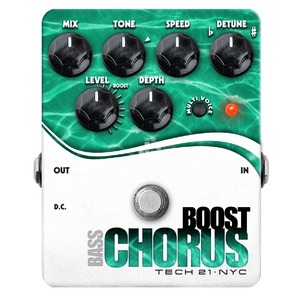 Педаль эффектов/примочка для бас гитары Tech 21 Boost Chorus Bass