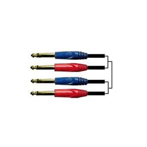 Кабель аудио 2xJack - 2xJack Schulz Kabel GWAS 1 1.0m