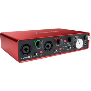 Внешняя звуковая карта с USB FOCUSRITE Scarlett 2i4 2nd Gen USB