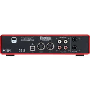 Внешняя звуковая карта с USB FOCUSRITE Scarlett 2i4 2nd Gen USB