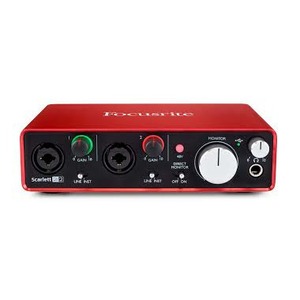 Внешняя звуковая карта с USB FOCUSRITE Scarlett 2i2 2nd Gen USB