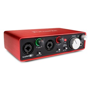 Внешняя звуковая карта с USB FOCUSRITE Scarlett 2i2 2nd Gen USB