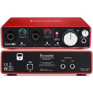 Внешняя звуковая карта с USB FOCUSRITE Scarlett 2i2 2nd Gen USB