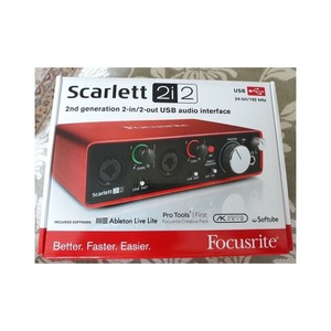 Внешняя звуковая карта с USB FOCUSRITE Scarlett 2i2 2nd Gen USB