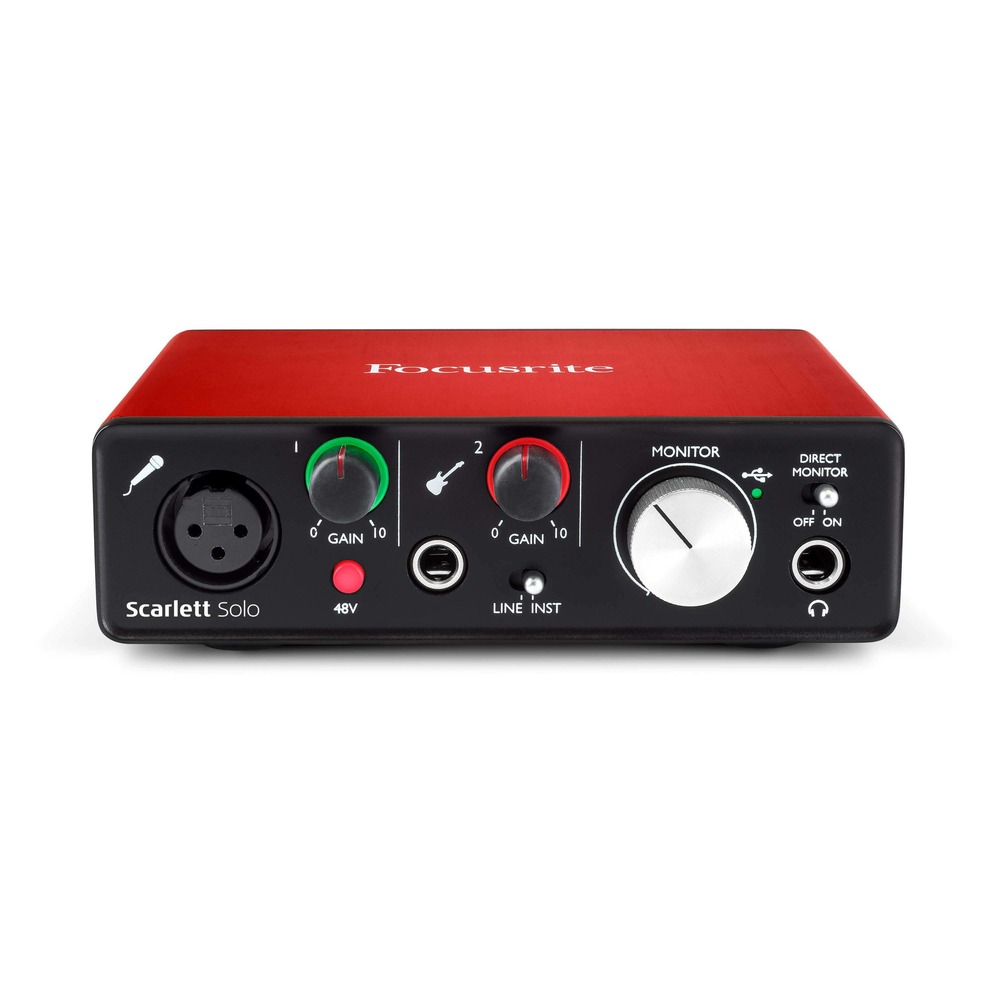 Внешняя звуковая карта с USB FOCUSRITE Scarlett Solo 2nd Gen USB