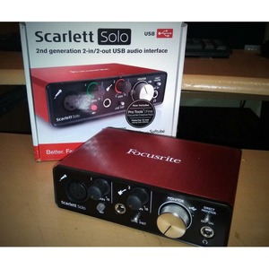 Внешняя звуковая карта с USB FOCUSRITE Scarlett Solo 2nd Gen USB