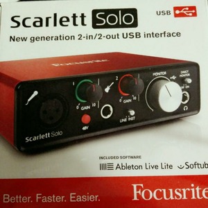 Внешняя звуковая карта с USB FOCUSRITE Scarlett Solo 2nd Gen USB