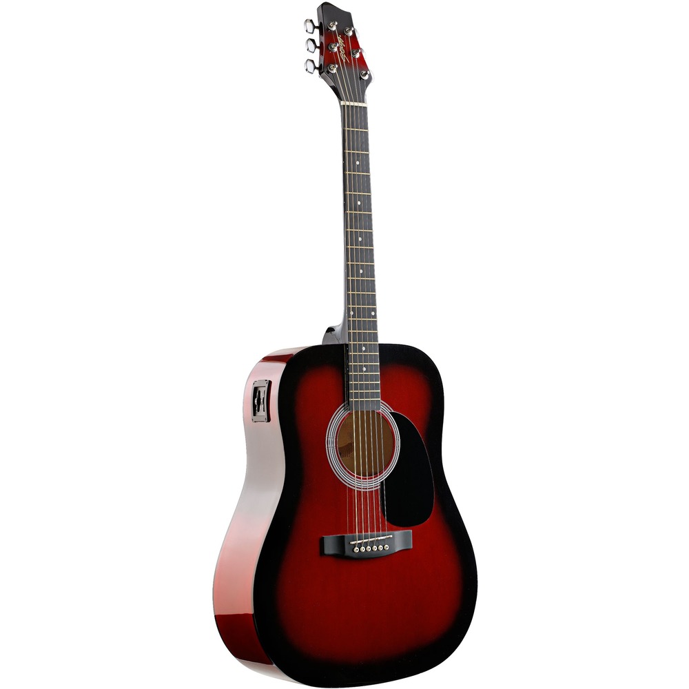 Электроакустическая гитара Stagg SW201-RDS VT