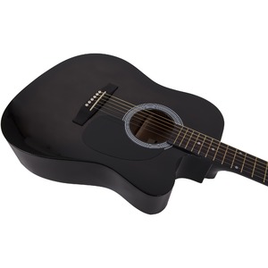 Акустическая гитара Stagg SW201-CW BKS