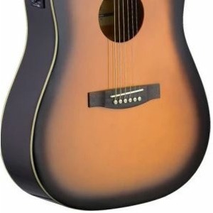 Электроакустическая гитара Stagg SA30DCE-BS