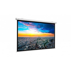 Экран для дома, настенно потолочный с электроприводом Projecta Compact Electrol 128x220 Matte White (10102005)