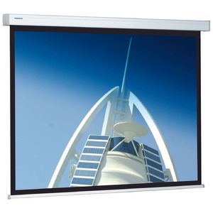 Экран для дома, настенно потолочный с электроприводом Projecta Compact Electrol 128x220 Matte White (10102005)