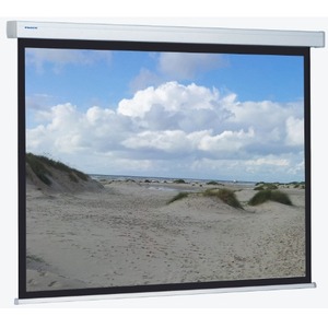 Экран для дома, настенно потолочный с электроприводом Projecta Compact Electrol 128x220 Matte White (10102005)