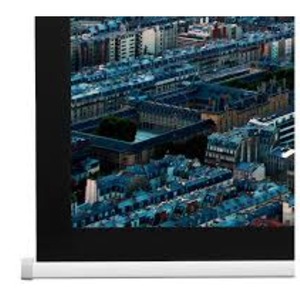 Экран для дома, настенно потолочный с электроприводом Projecta Compact Electrol 128x220 Matte White (10102005)