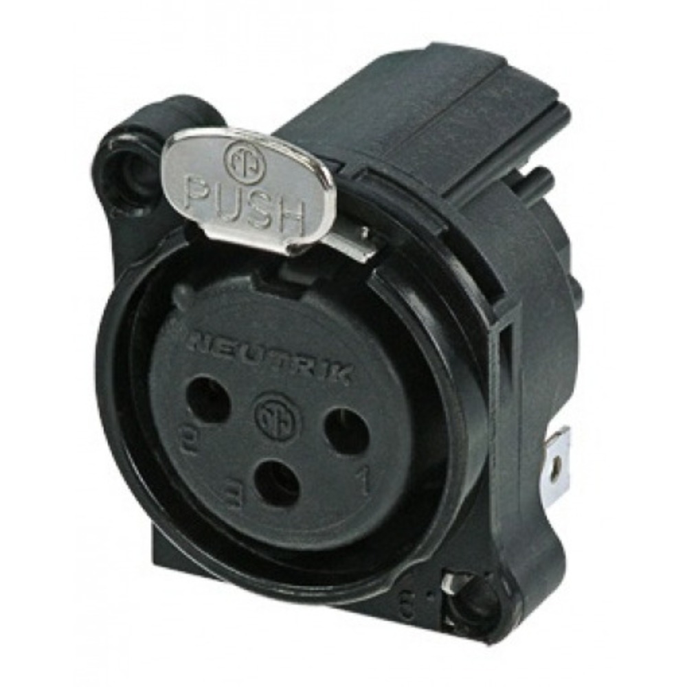 Терминал XLR (Мама) Neutrik NC3FBH2-B