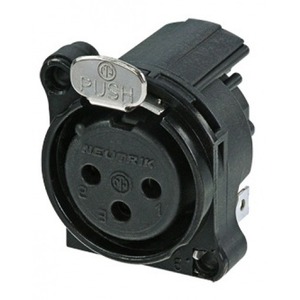Терминал XLR (Мама) Neutrik NC3FBH2-B