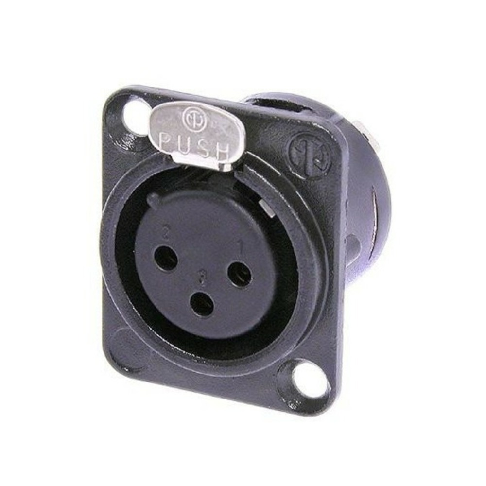 Терминал XLR (Мама) Neutrik NC3FDM3-V-B-D