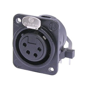 Терминал XLR (Мама) Neutrik NC4FDM3-H-BAG