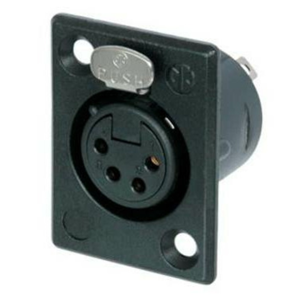 Терминал XLR (Мама) Neutrik NC4FP-B-1