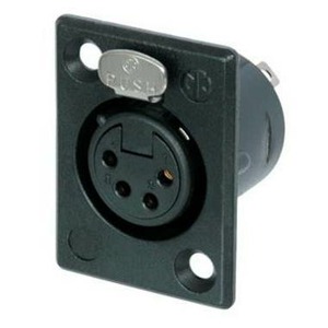 Терминал XLR (Мама) Neutrik NC4FP-B-1