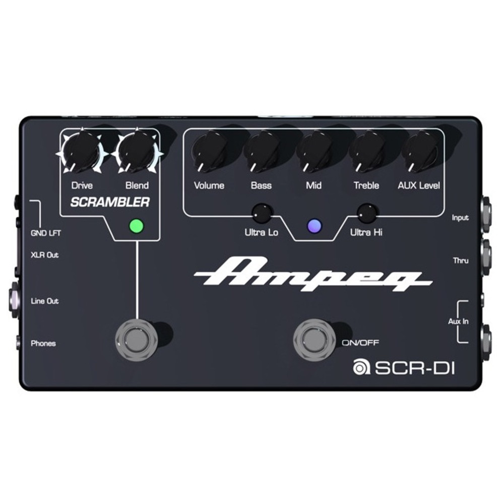Басовый усилитель Ampeg SCR-DI BASS DI w/SCRAMBLER OVERDRIVE