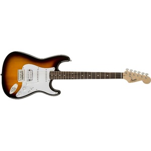 Электроакустическая гитара Fender Squier Bullet Strat Tremolo RW brown sunburst