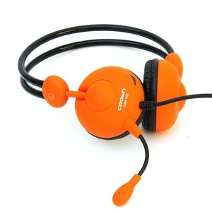 Компьютерная проводная гарнитура Crown Micro CMH-942 Orange