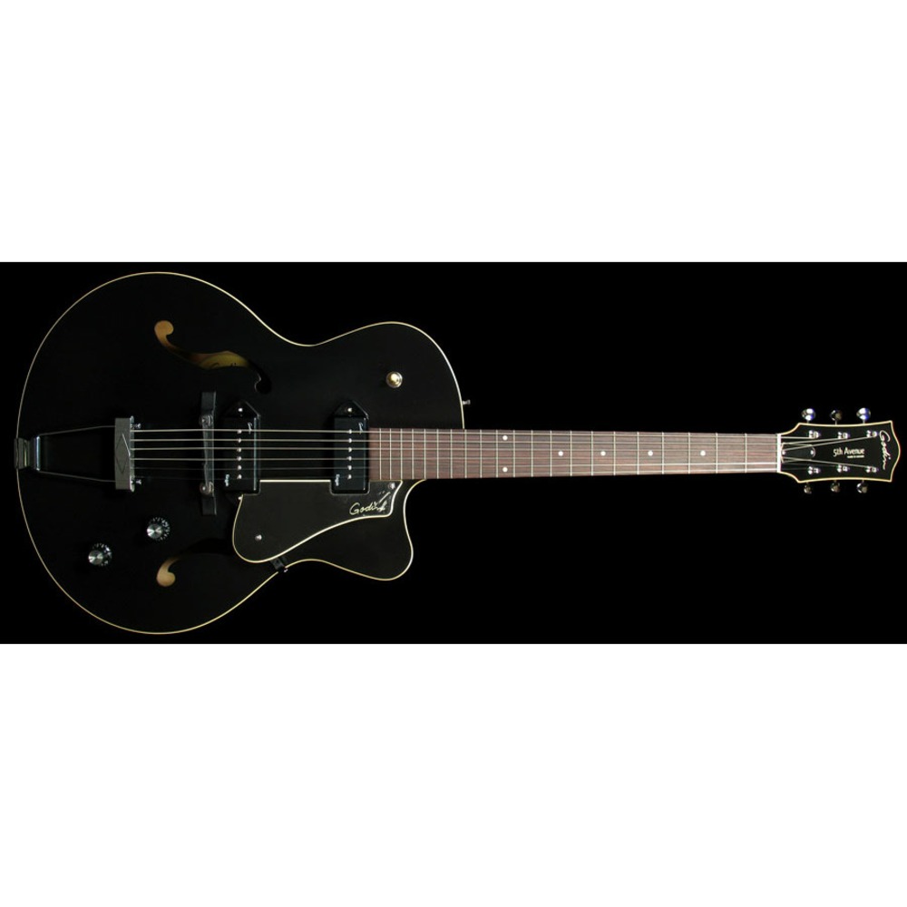 Гитара полуакустическая Godin 5TH AVENUE CW KINGPIN II Black