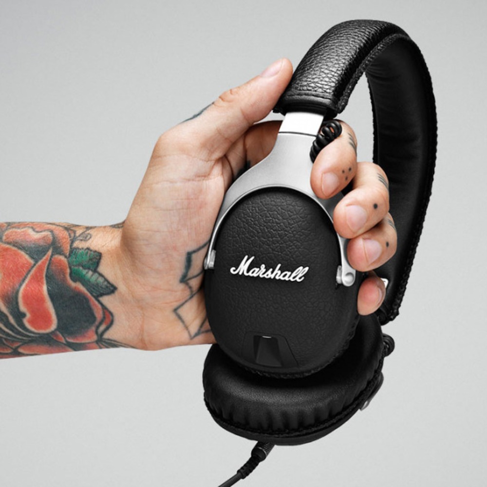 Наушники мониторные классические Marshall Monitor Steel Edition