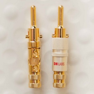 Разъем Банана DH Labs Banana Locking-1 Plug Gold