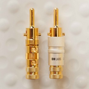 Разъем Банана DH Labs Banana Locking-2 Plug Gold