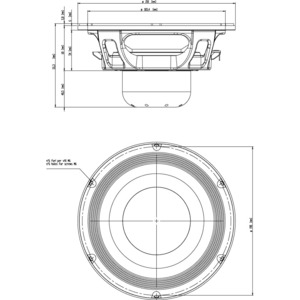 Динамик профессиональный НЧ Eighteen Sound 8NW650/8