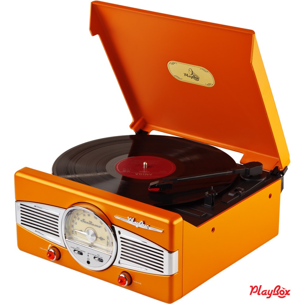 Проигрыватель винила PlayBox PB-101-OR San Remo Orange