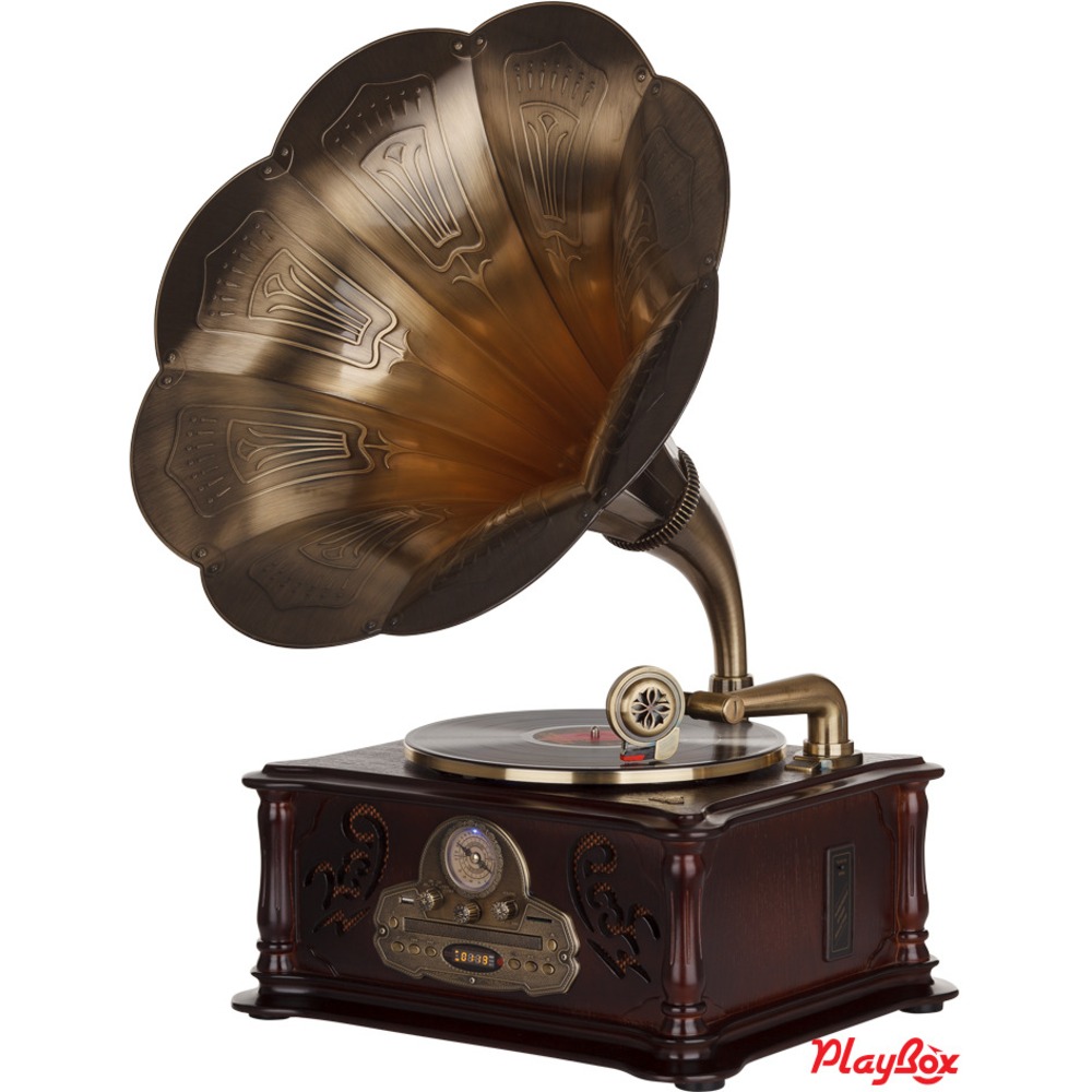 Проигрыватель винила PlayBox PB-1014D-CH Gramophone-IV Cherry