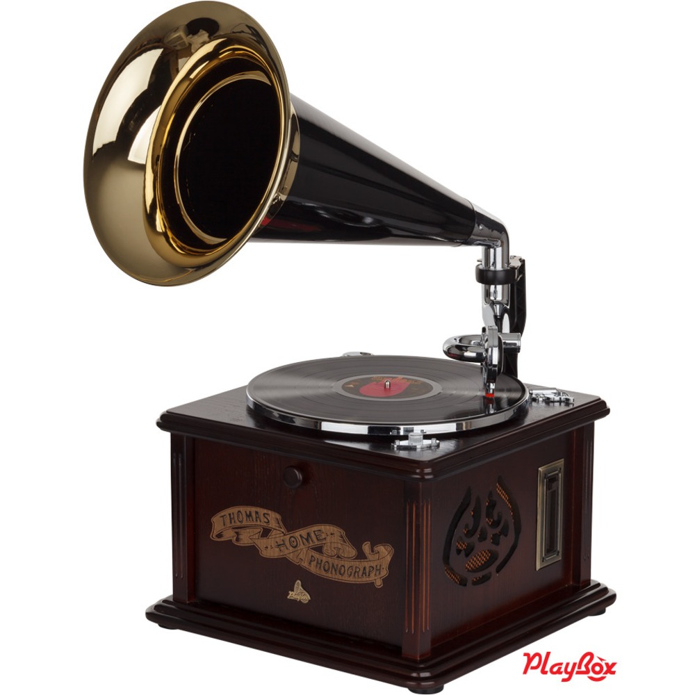 Проигрыватель винила PlayBox PB-1013U-NB Gramophone-III Nut Brown