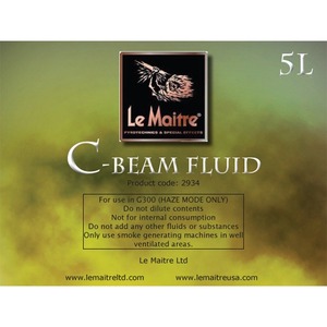 Жидкость для генератора тумана Le Maitre C beam regular fluid 5 ltr