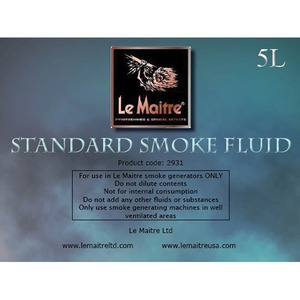 Жидкость для генератора дыма Le Maitre Standart fluid 5 ltr