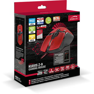 Мышь игровая Speedlink SL-6391-RD-01 KUDOS Z-9, Red