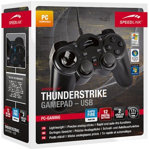 Геймпад Speedlink SL-6515-BK THUNDERSTRIKE - USB, black