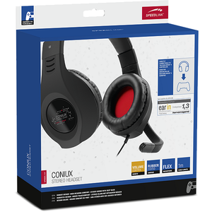 Игровая гарнитура Speedlink SL-4533-BK CONIUX Stereo Headset - for PS4, black