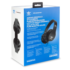 Наушники мониторные классические Monster 137012-00 Adidas Originals Over Ear Black