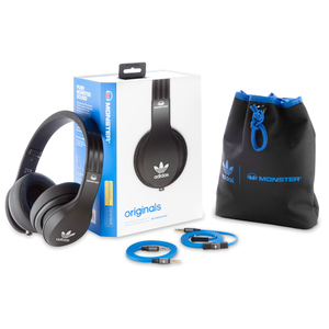 Наушники мониторные классические Monster 137012-00 Adidas Originals Over Ear Black