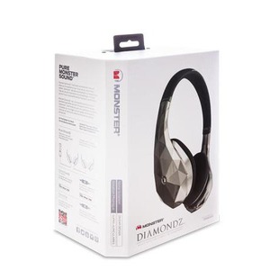 Наушники мониторные классические Monster DiamondZ On Ear Black Chrome