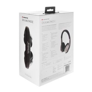 Наушники мониторные классические Monster DiamondZ On Ear Black Chrome