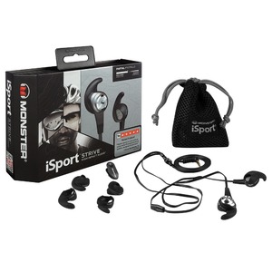 Наушники вставные для спорта Monster 137000-00 iSport Strive V2 Black